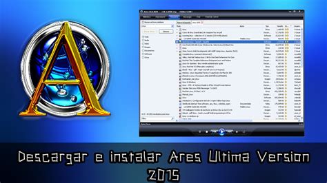 ares descargar gratis|Descarga Ares 2.5.8 para Windows 